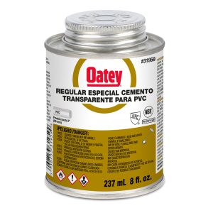 PEGAMENTO TRANSP. REGULAR 118ML 4 OZ ( 1/32 GLN) DORADO - OATEY