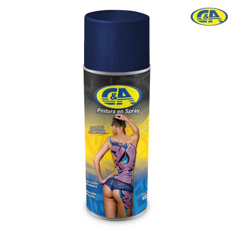 PINTURA SPRAY AZUL MARINO #281C 400ML - C&A