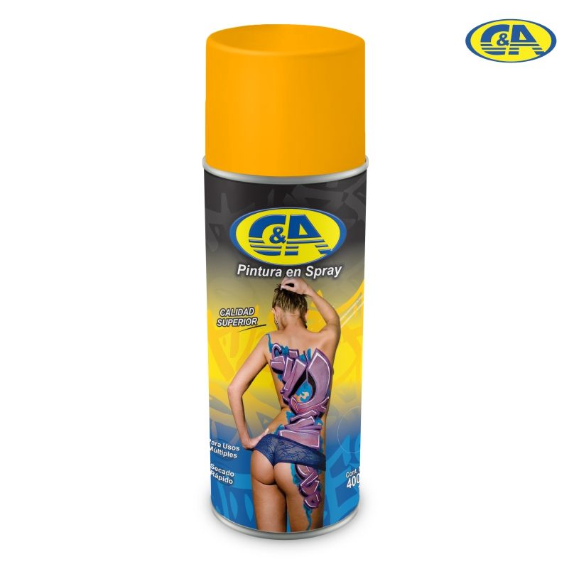 PINTURA SPRAY CATERPILLAR MD #51 400ML - C&A