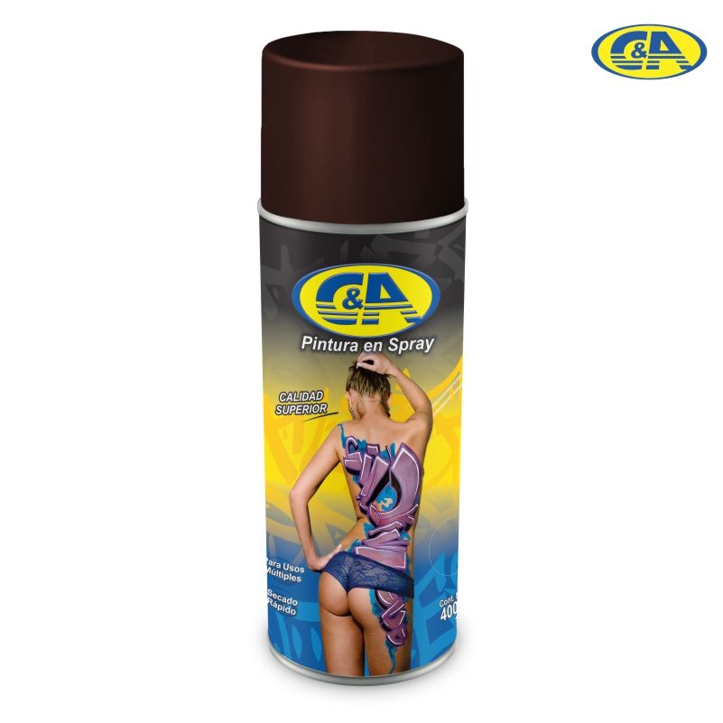 PINTURA SPRAY MARRON #67 400ML - C&A