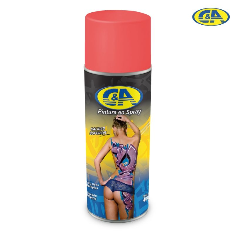 PINTURA SPRAY ROJO BRILLANTE #311 400ML - C&A