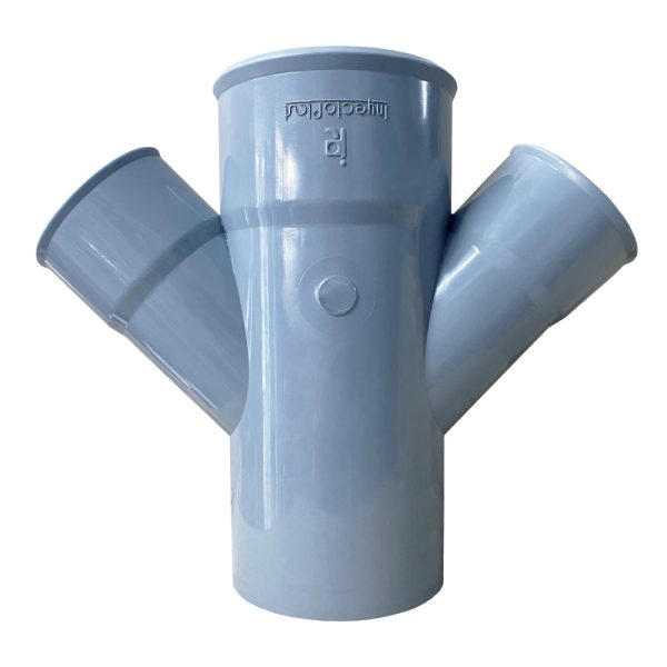 RAMAL YEE DOBLE PVC SAL 4" A 2" - PLASTISUR