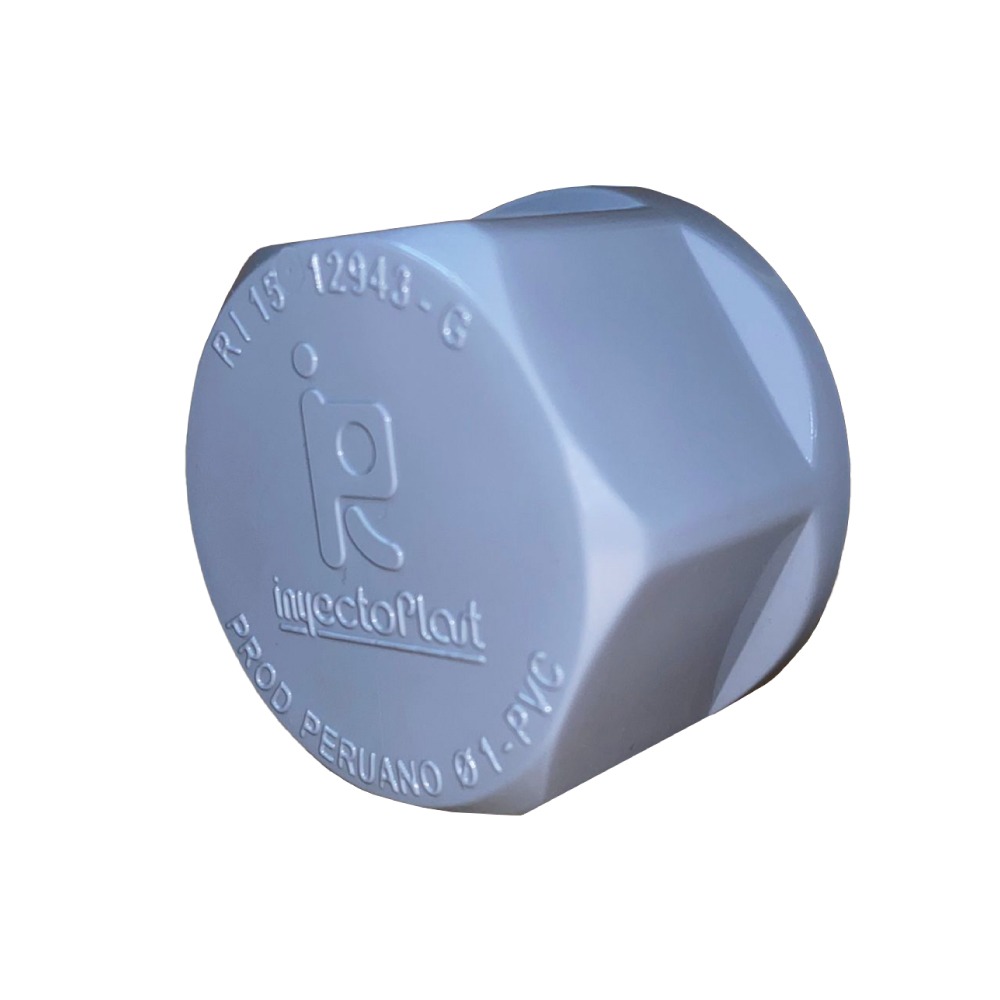 TAPON HEMBRA PVC SAP 1" C/R - INYECTOPLAST