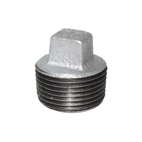 TAPON MACHO GALVANIZADO DE 1 1/2" - MECH