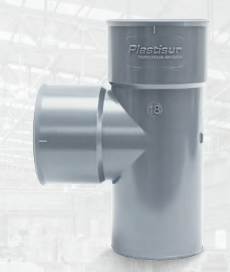 TEE PVC SAL 2" - PLASTISUR