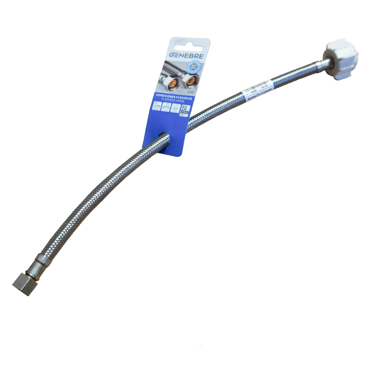 TUBO DE ABASTO INOX 7/8" X 40CM - GENEBRE