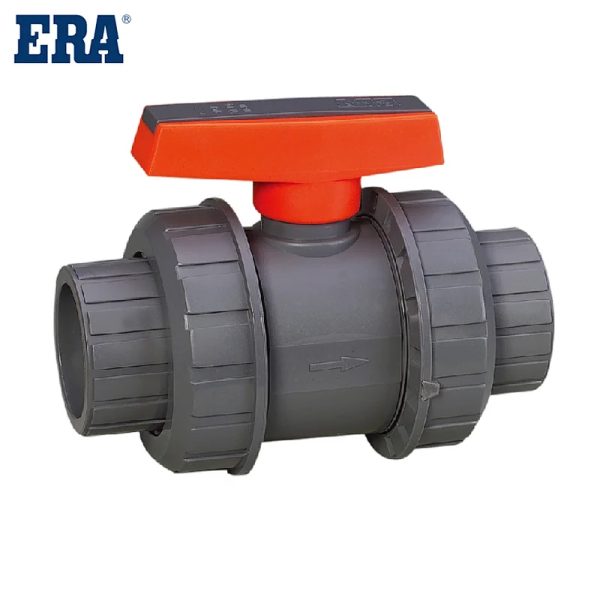 VALVULA DE BOLA DOBLE UNIVERSAL DE PVC PN10 3" SP - ERA