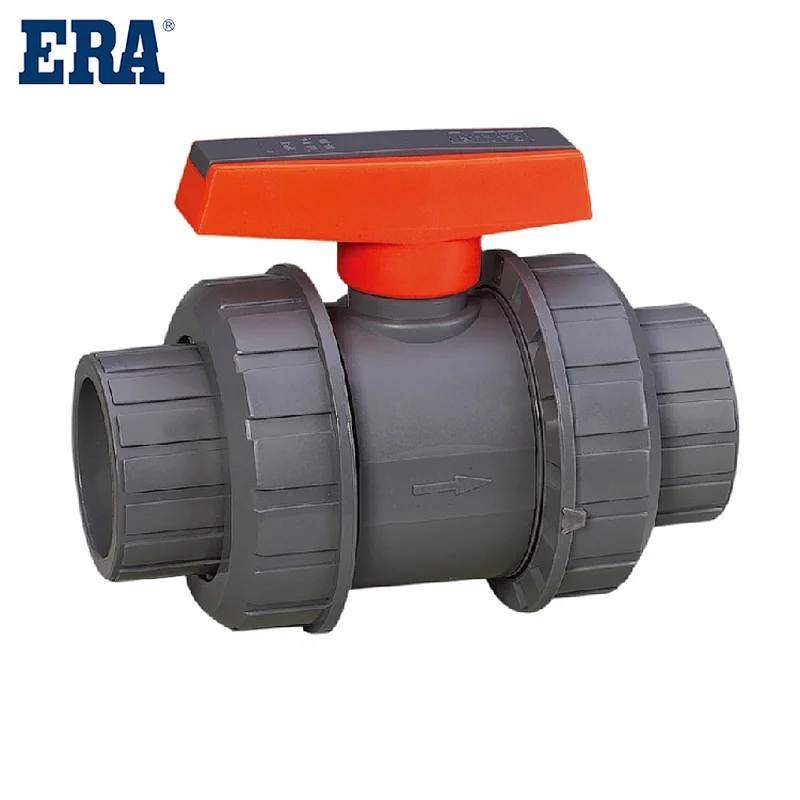 VALVULA DE BOLA DOBLE UNIVERSAL DE PVC PN10 3" SP - ERA