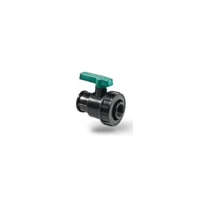 VALVULA BOLA HDPE UNIVERSAL SIMPLE 1 1/2" X 1 1/2" C/ROSCA - POELSAN