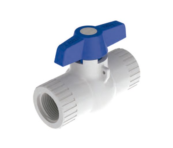 VALVULA DE BOLA 1" PVC ROSCAR - PESADO - PCP