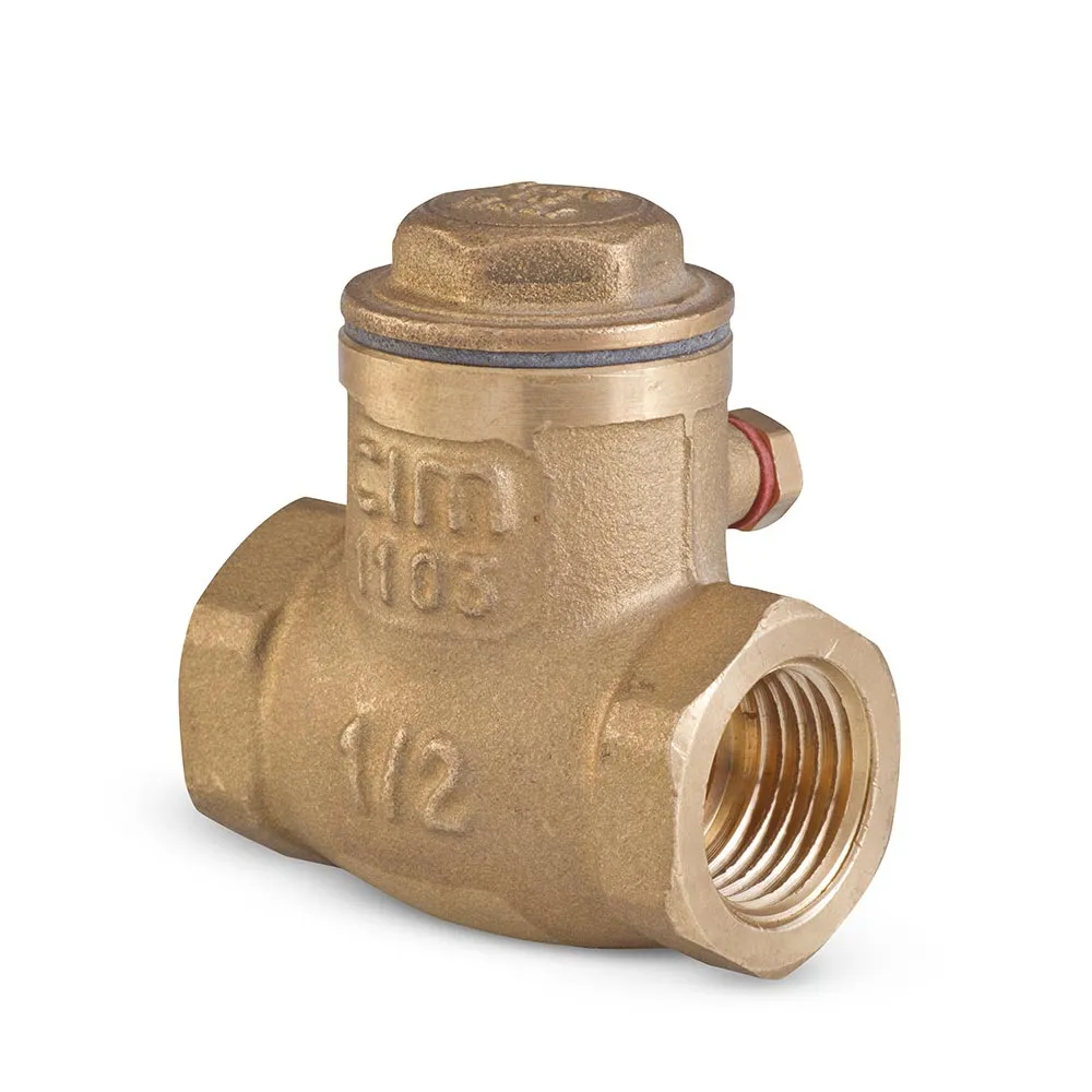 VALVULA CHECK SWING BRONCE AS.ESP.NEOPRENE 250LBS 1" - CIM VALVE