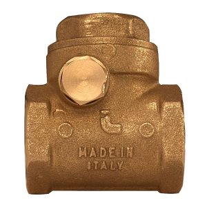 VALVULA CHECK SWING NEOPRENE BRONCE 2" - ITALY (ITAP)