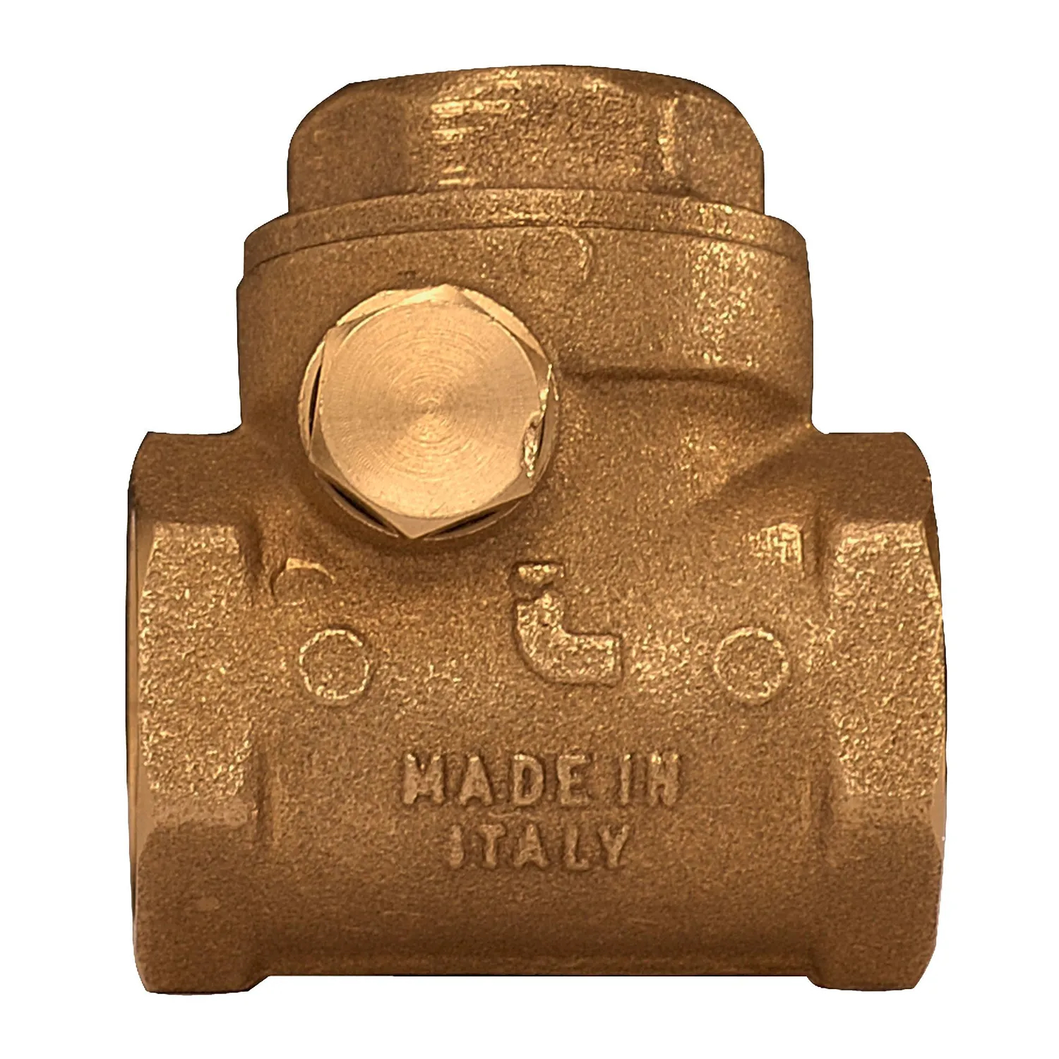 VALVULA CHECK SWING NEOPRENE BRONCE 2" - ITALY (ITAP)