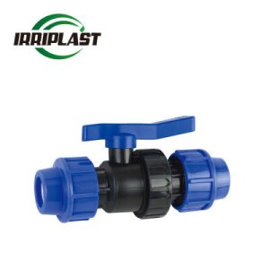 VALVULA ESFERICA HDPE C/1 UNIV. PN16 25MM - IRRIPLAST