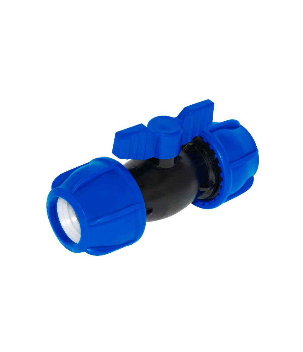 VALVULA ESFERICA HDPE C/1 UNIV. 1" - PLAST PROJECT