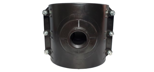 ABRAZADERA COLLARIN HDPE 250MM X 2" C/R - IMPORTADO