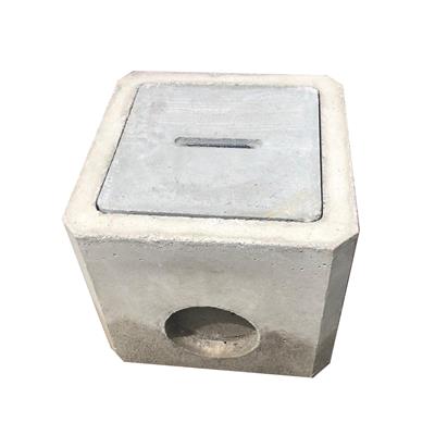 CAJA DE REGISTRO CONCRETO P/DESAGUE (30 X 30 X 20CM) 3 HUECOS - NACIONAL