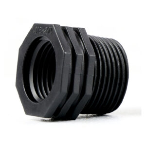 REDUCCION BUJE HDPE NEGRO 1" X 1/2" - IMPORTADO