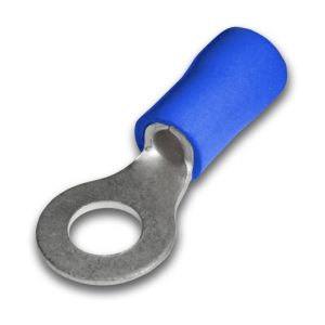 TERMINAL OJAL AZUL 1/4 (CABLE 16 - 14 AWG) RV 2 - 6 ( X 100 UNID) - IMPORTADO