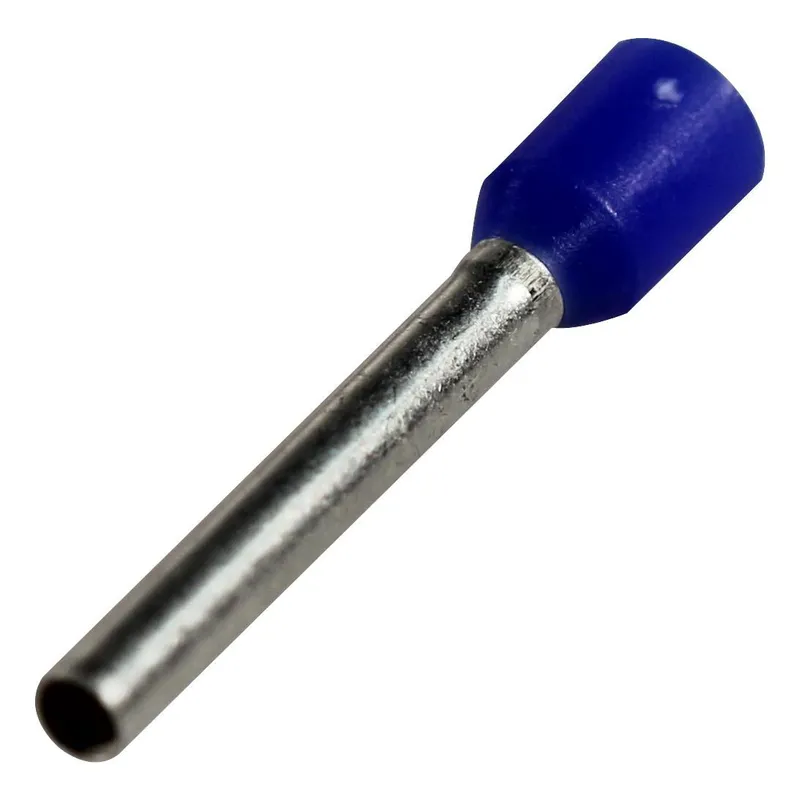 TERMINAL SOBREMOLDEADO AZUL (CABLE 14 AWG) 2.5MM ( X 100 UNID) - IMPORTADO