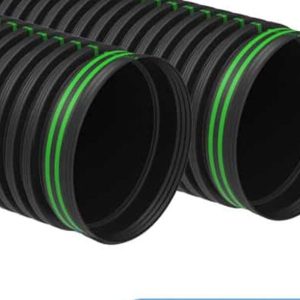 TUBO CORRUGADO PEAD 200MM (8 X 6M) CAMPANA ESPIGA AASHTO M252 L. 6.1M - ADS TIGRE